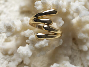 Goudkleurige ring Dorissa